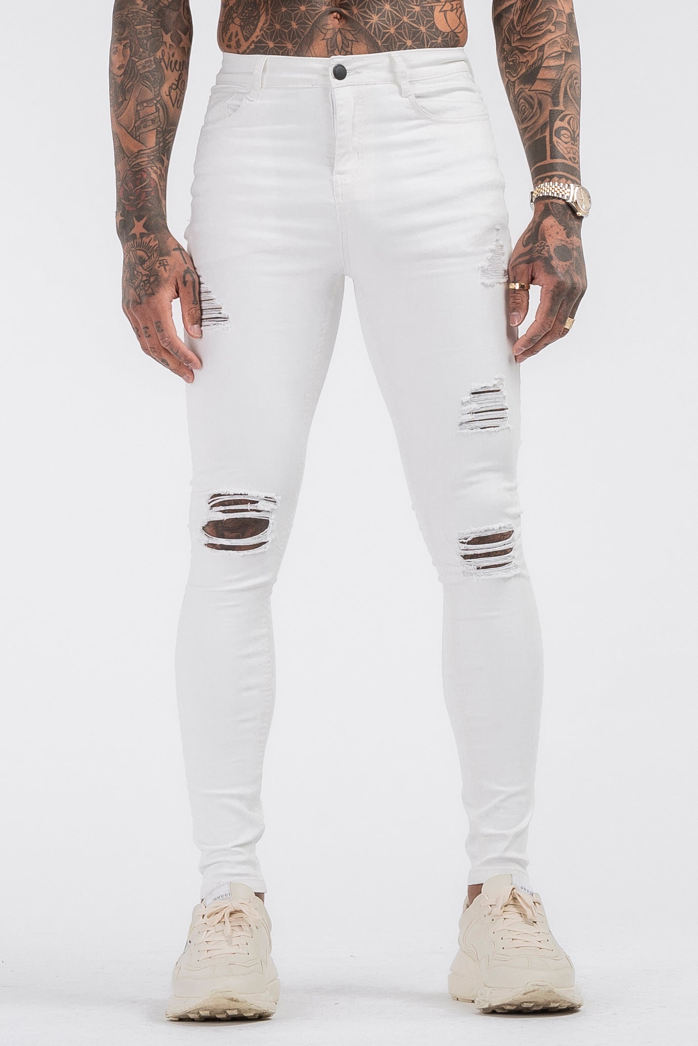 THE SAVAGE JEANS - WHITE