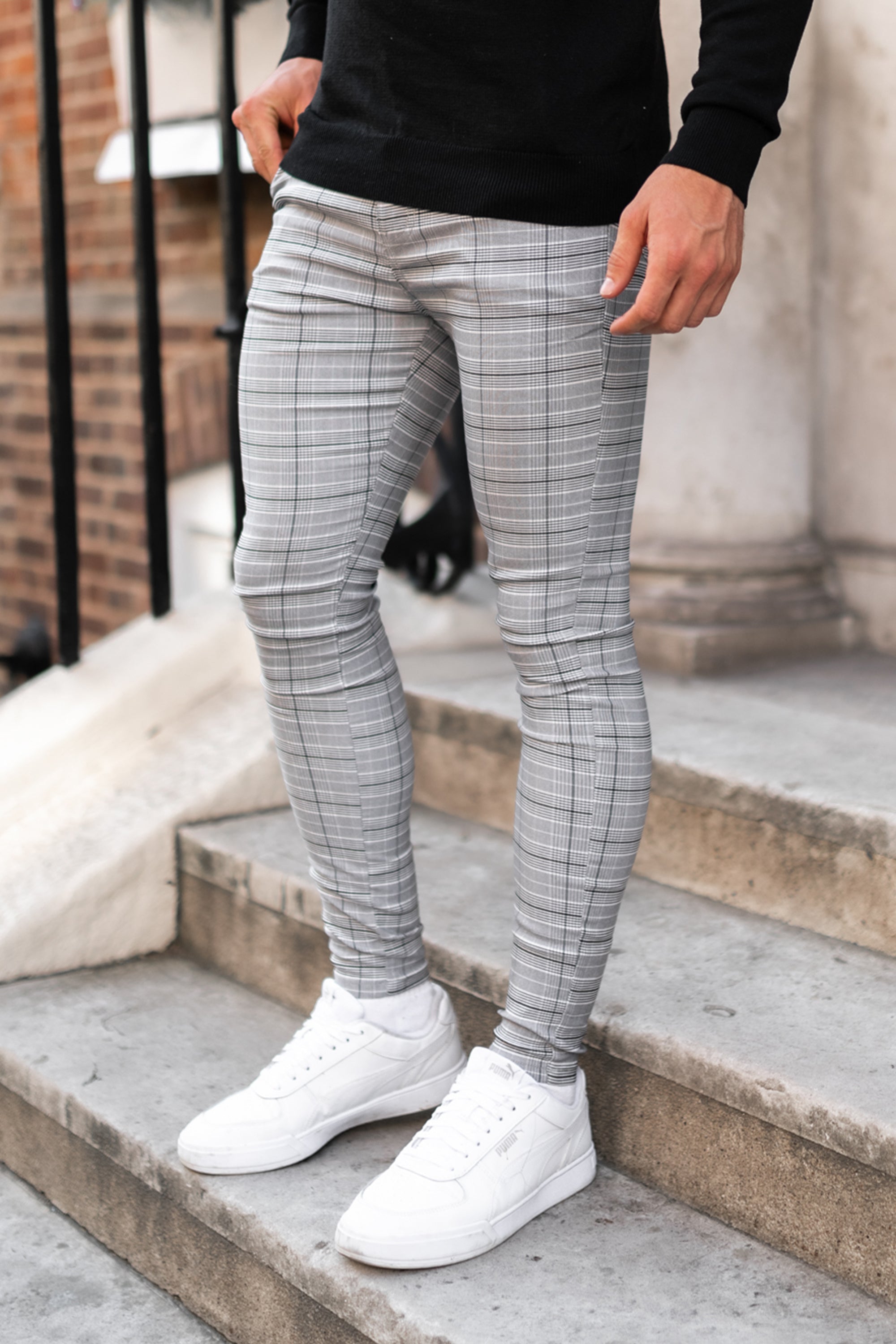 THE PLATA TROUSERS - GREY