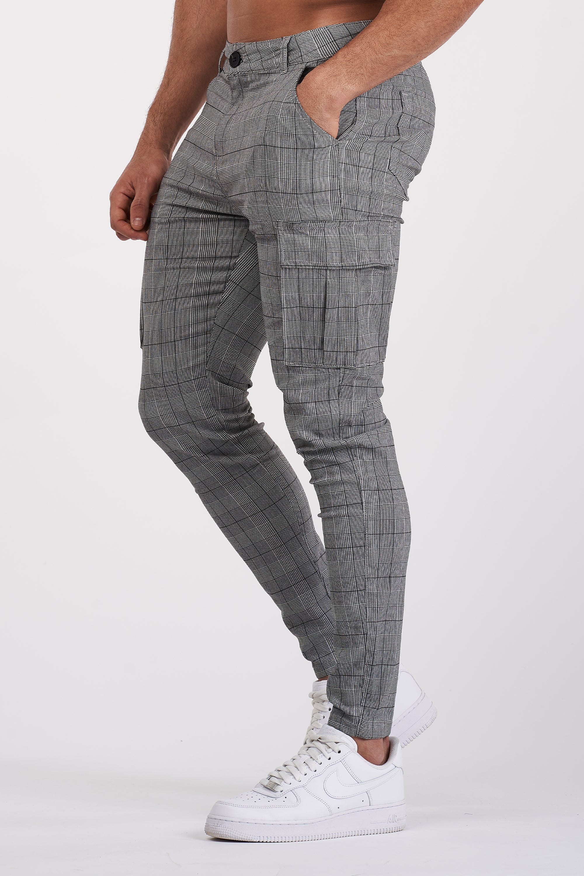 THE TAYLOR CARGO TROUSERS - GREY