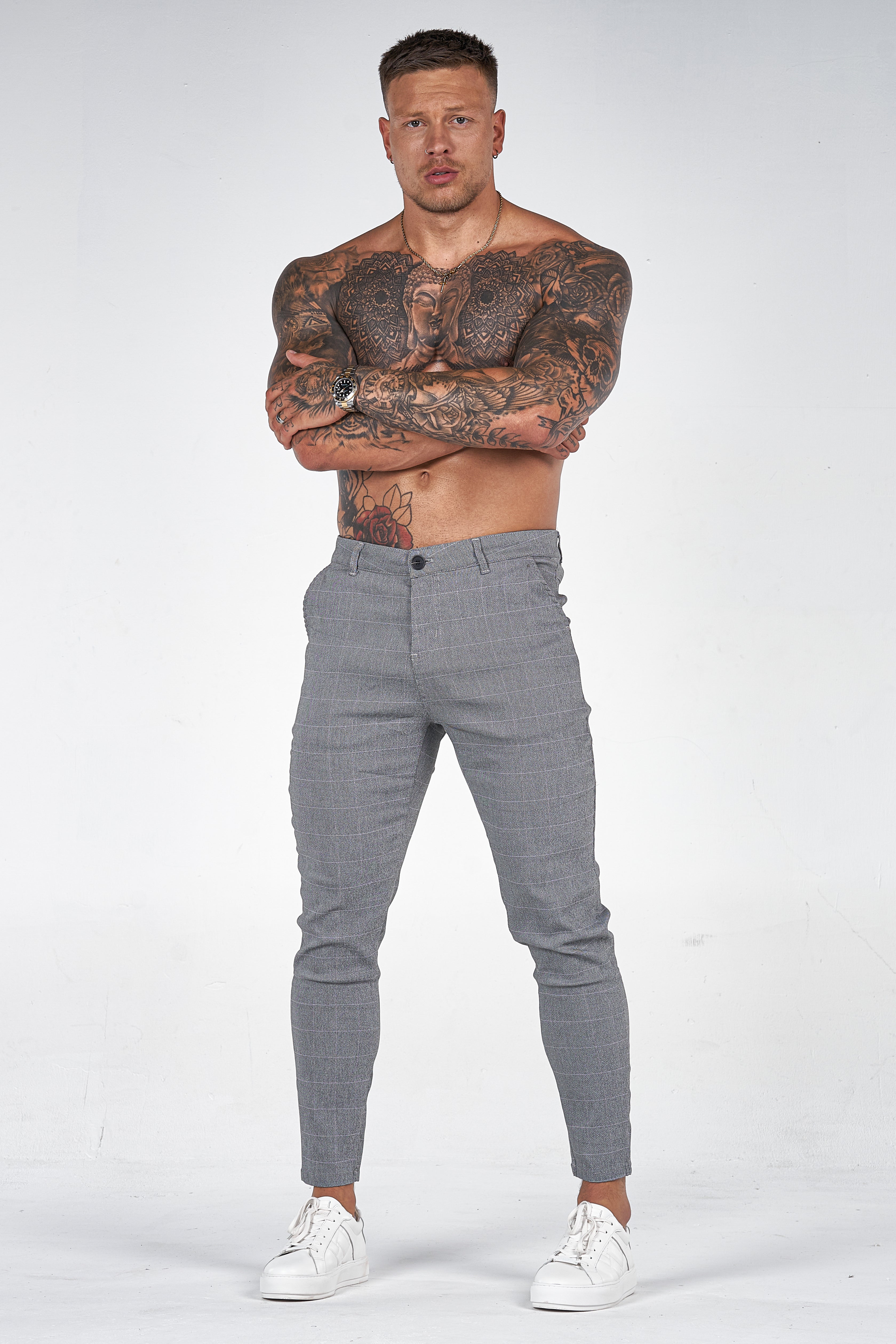 THE SIENA TROUSERS - GREY