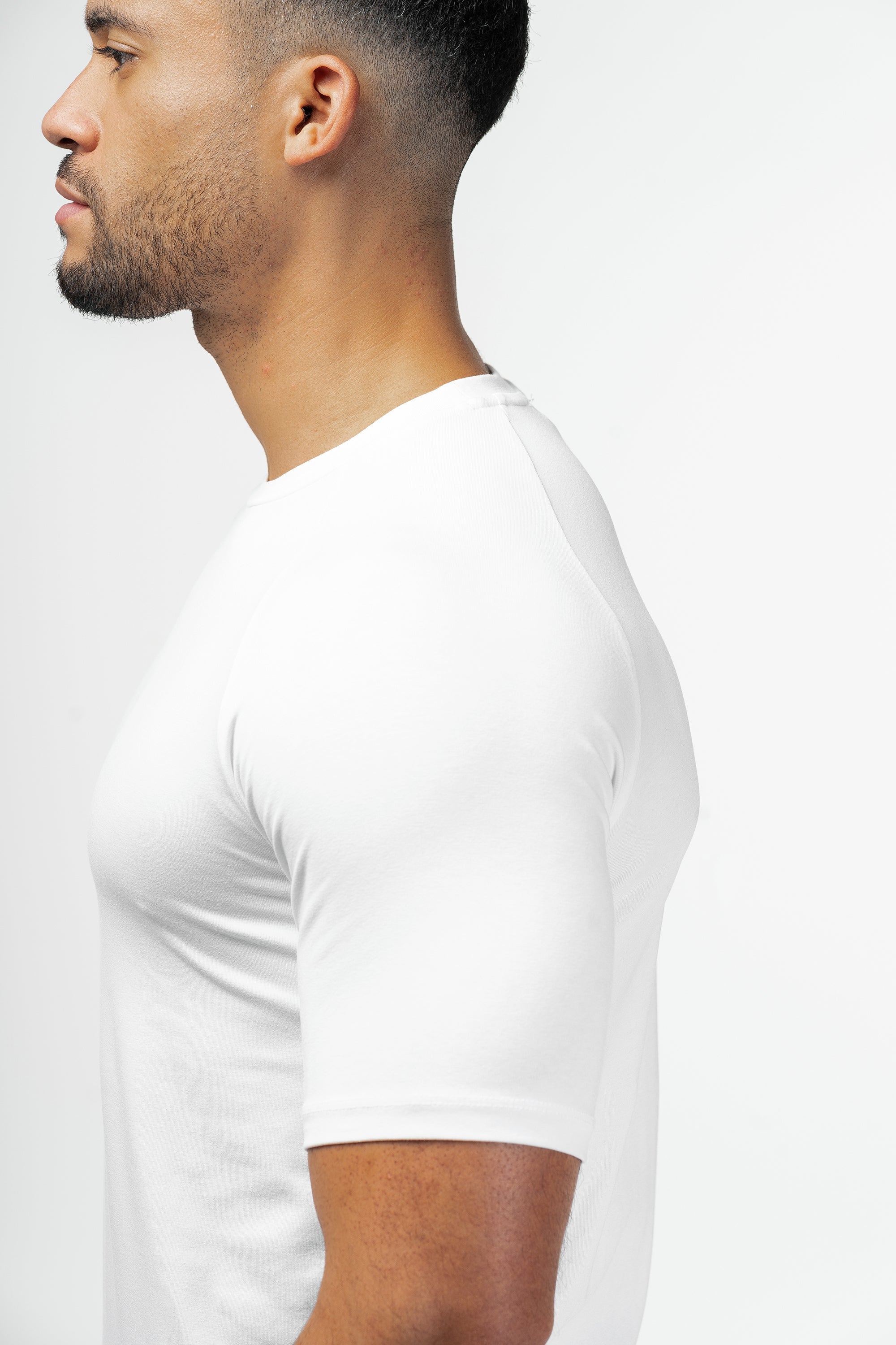 THE MUSCLE BASIC T-SHIRT - WHITE